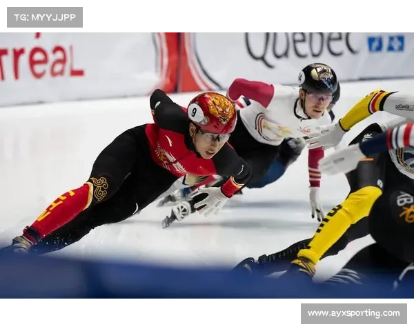 短道速滑世界巡回赛荷兰站，男子1500米决赛激战正酣